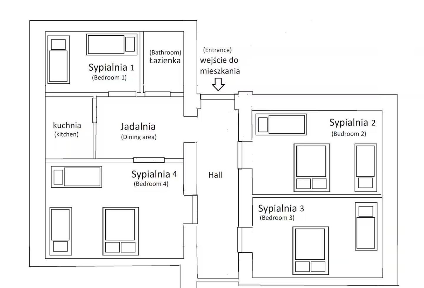 קרקוב Master Corner Apartment מראה חיצוני תמונה
